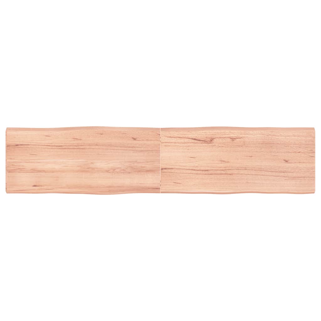 Stalviršis, šviesiai rudas, 180x40x(2-4) cm, medienos masyvas