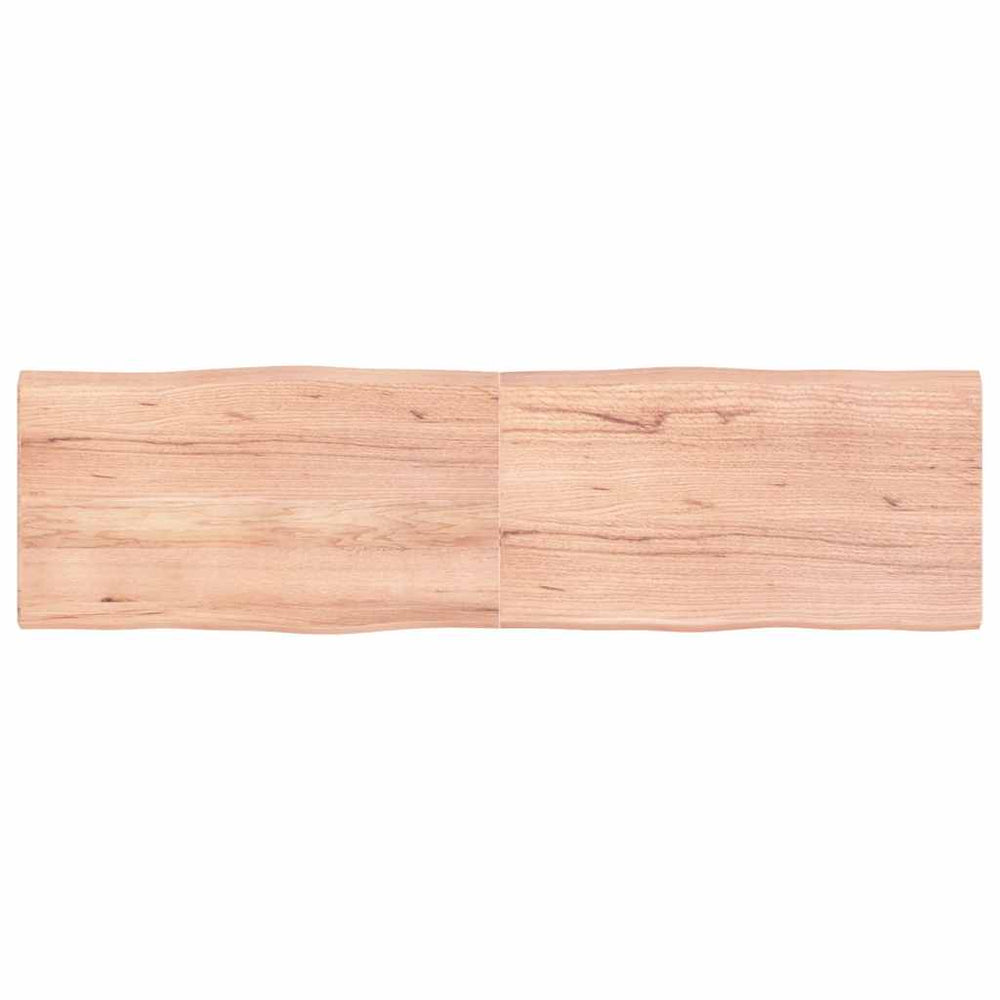Stalviršis, šviesiai rudas, 180x50x(2-4) cm, medienos masyvas