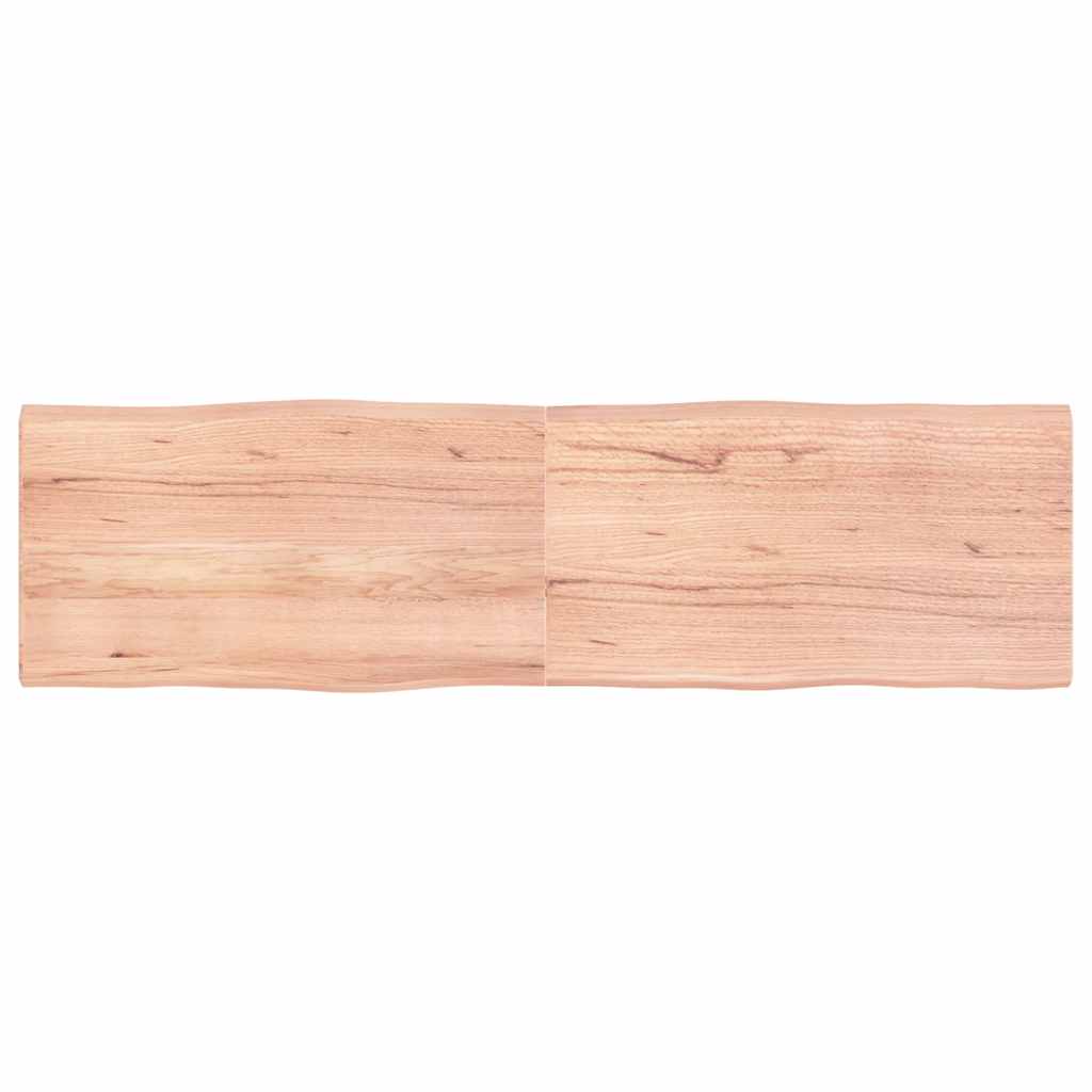 Stalviršis, šviesiai rudas, 180x50x(2-4) cm, medienos masyvas