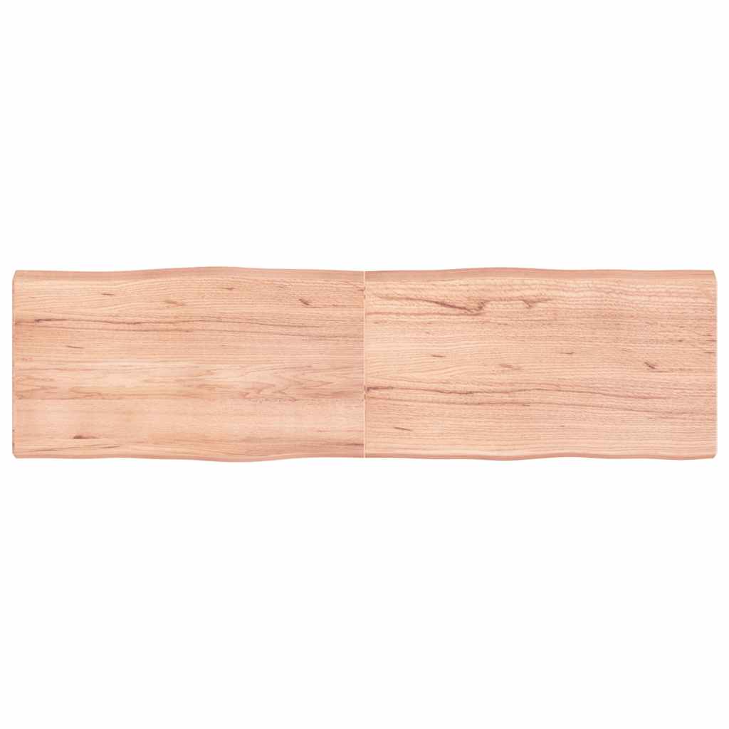 Stalviršis, šviesiai rudas, 180x50x(2-6) cm, medienos masyvas