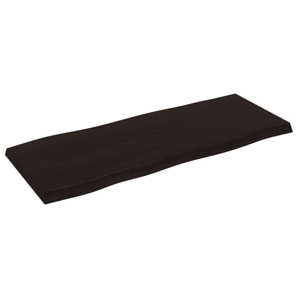Virsma, tumši brūna, 100x40x(2-4) cm, masīvkoks