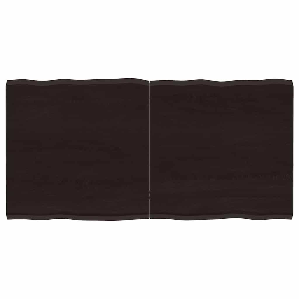 Virsma, tumši brūna, 120x60x(2-4) cm, masīvkoks