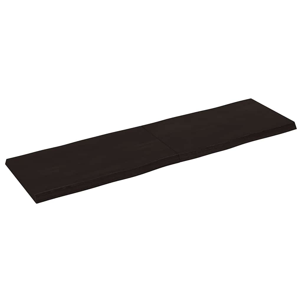 Stalviršis, tamsiai ruda, 140x40x(2-4) cm, medienos masyvas
