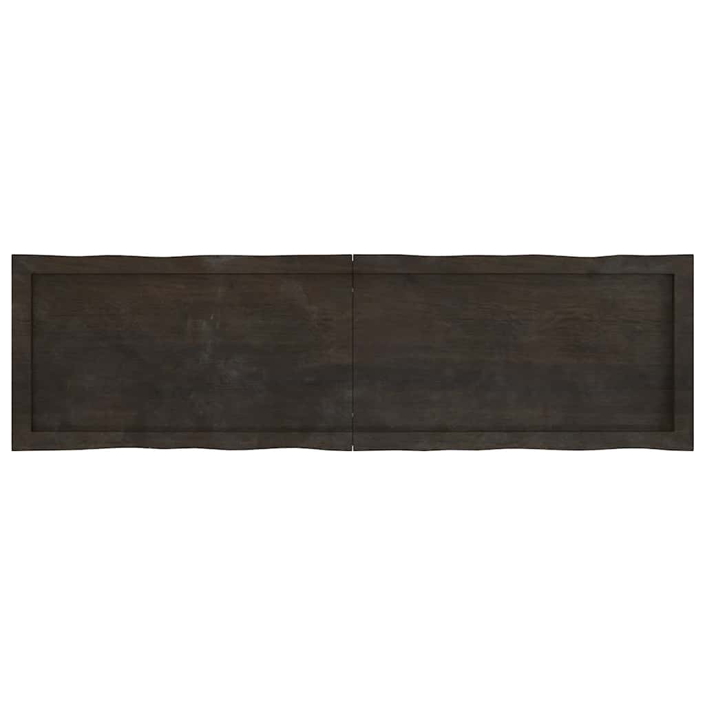 Stalviršis, tamsiai ruda, 140x40x(2-4) cm, medienos masyvas