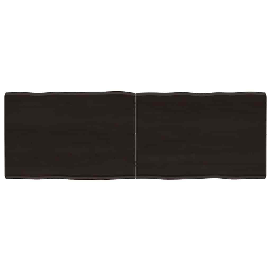 Stalviršis, tamsiai ruda, 140x50x(2-4) cm, medienos masyvas