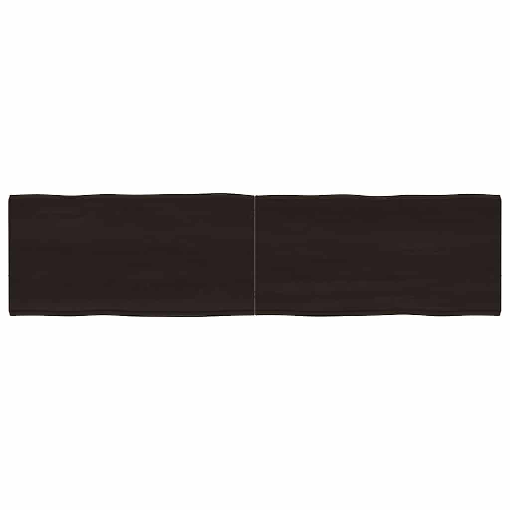 Stalviršis, tamsiai ruda, 160x40x(2-4) cm, medienos masyvas