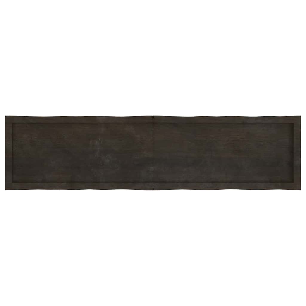 Stalviršis, tamsiai ruda, 160x40x(2-4) cm, medienos masyvas