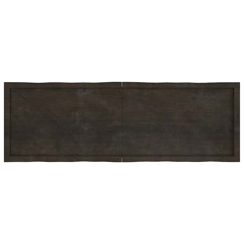 Stalviršis, tamsiai ruda, 160x50x(2-4) cm, medienos masyvas