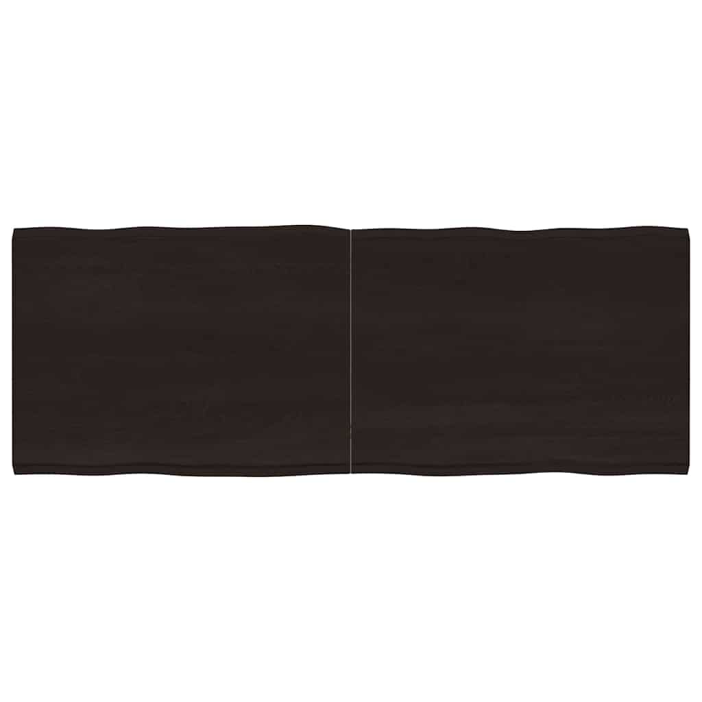 Virsma, tumši brūna, 160x60x(2-4) cm, masīvkoks