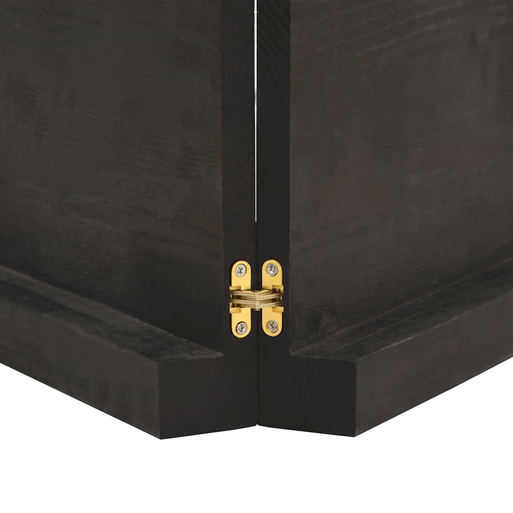 Stalviršis, tamsiai ruda, 180x40x(2-6) cm, medienos masyvas