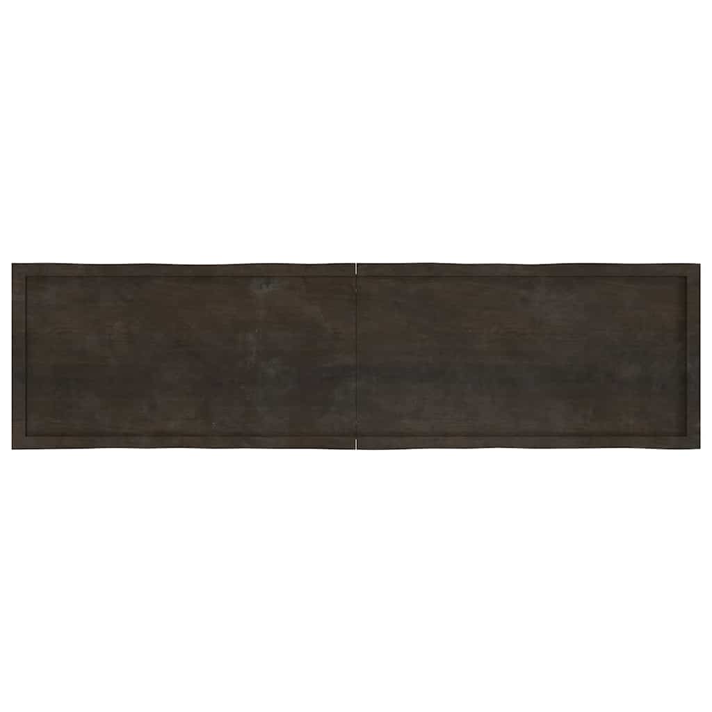 Virsma, tumši brūna, 200x50x(2-6) cm, masīvkoks