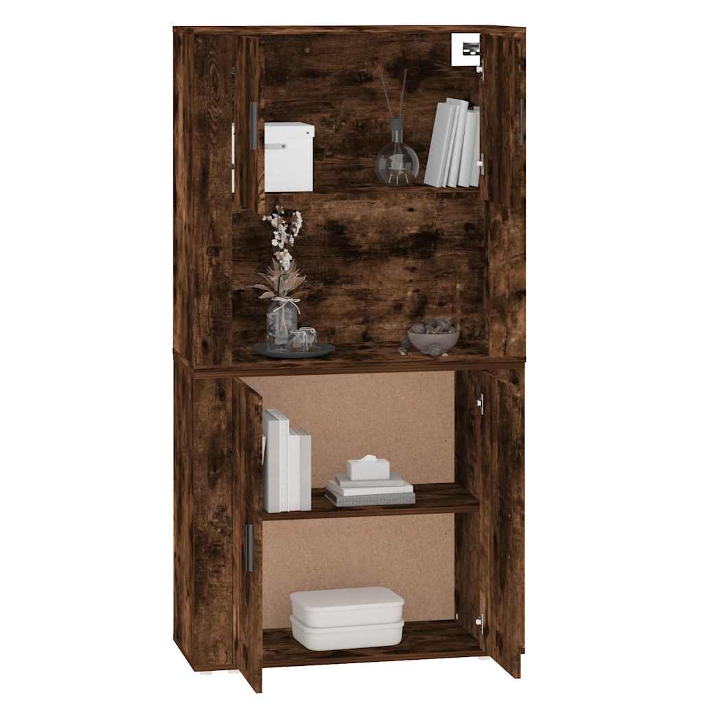 Chest of drawers, smoky oak color, engineered wood