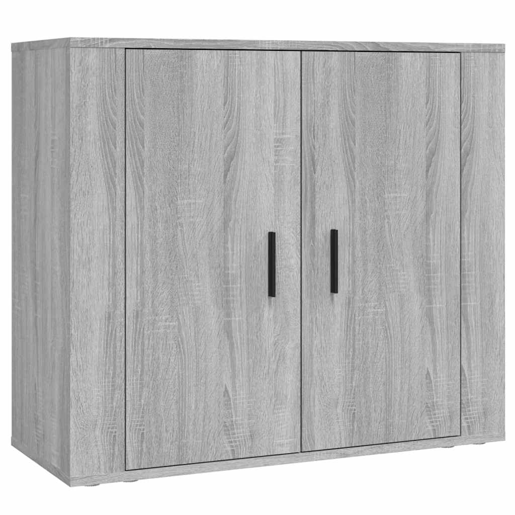 Chest of drawers, grey oak finish, engineered wood