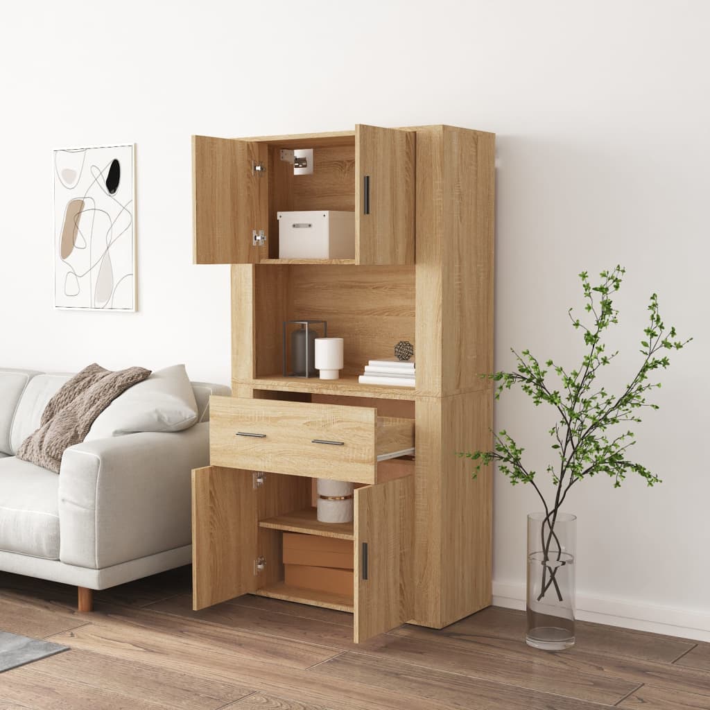Chest of drawers, Sonoma oak color, engineered wood