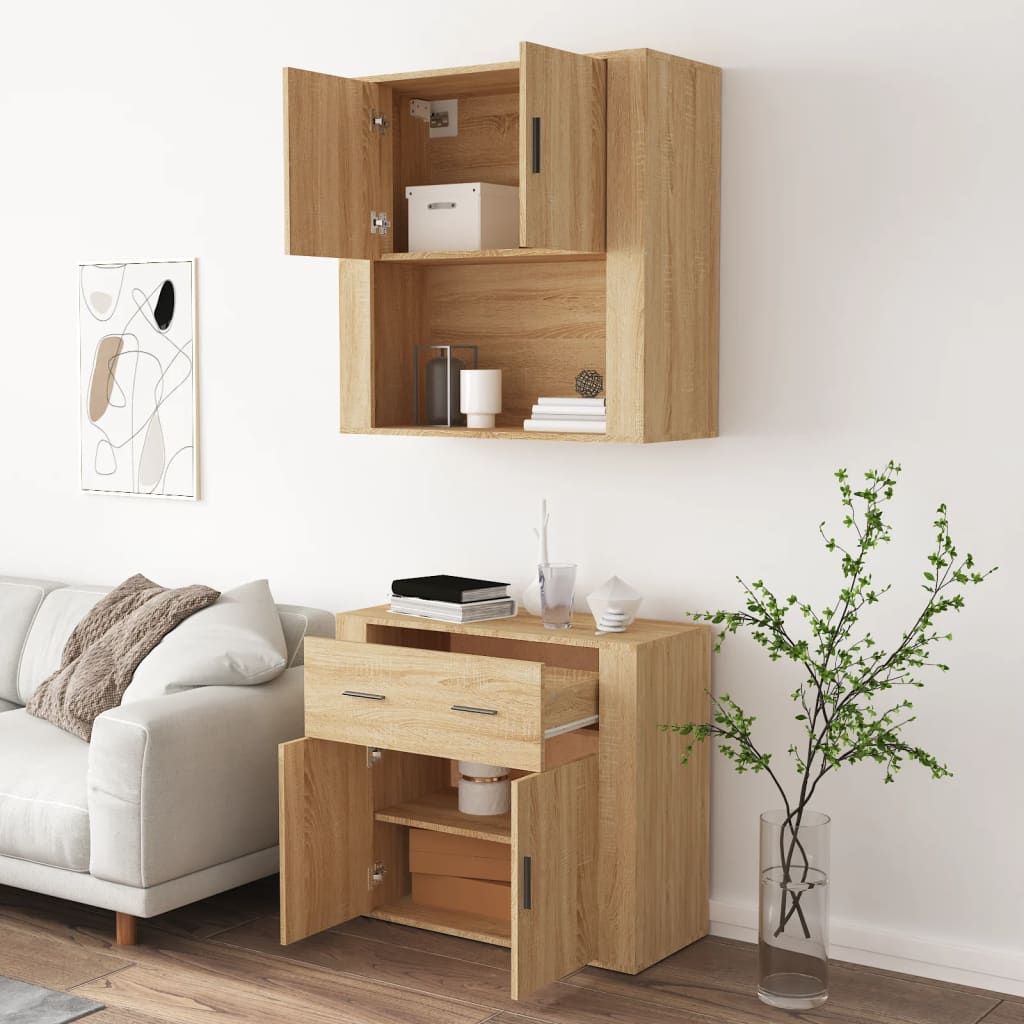 Chest of drawers, Sonoma oak color, engineered wood