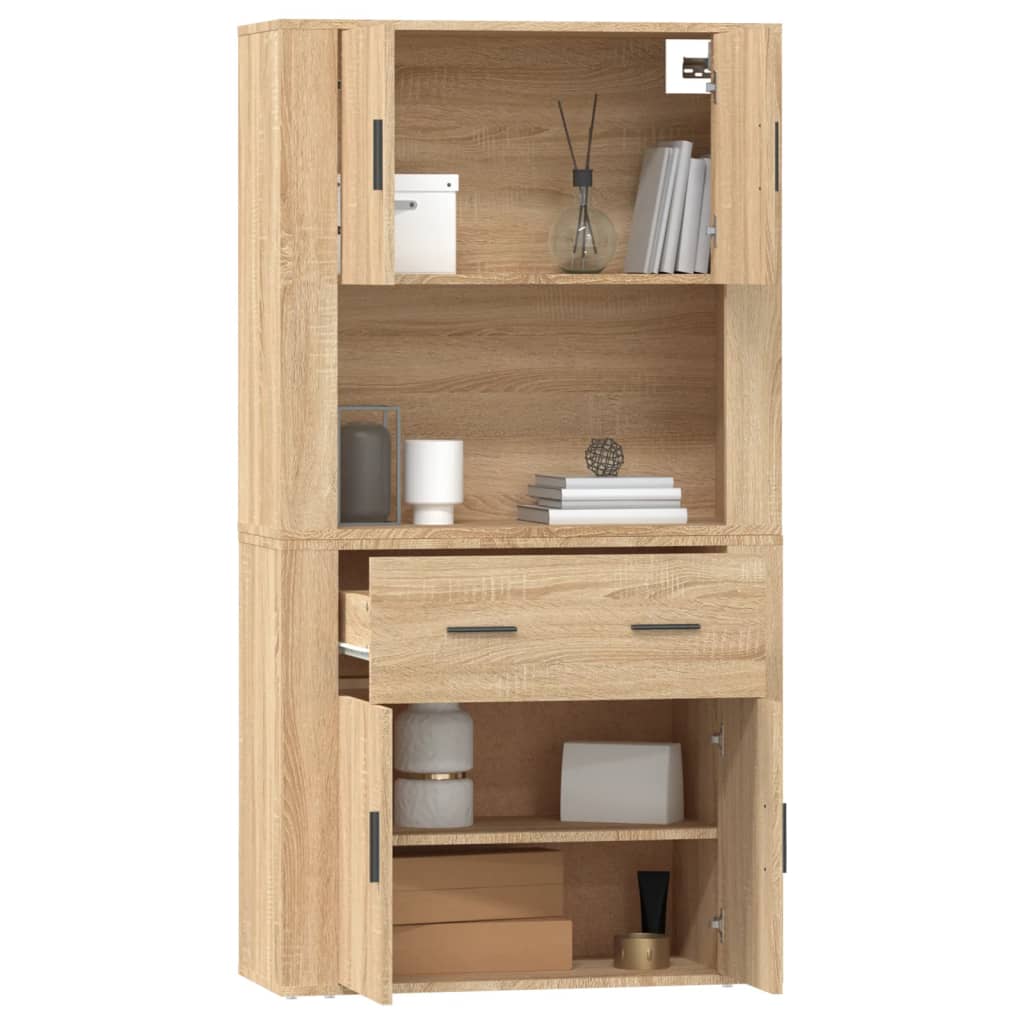 Chest of drawers, Sonoma oak color, engineered wood