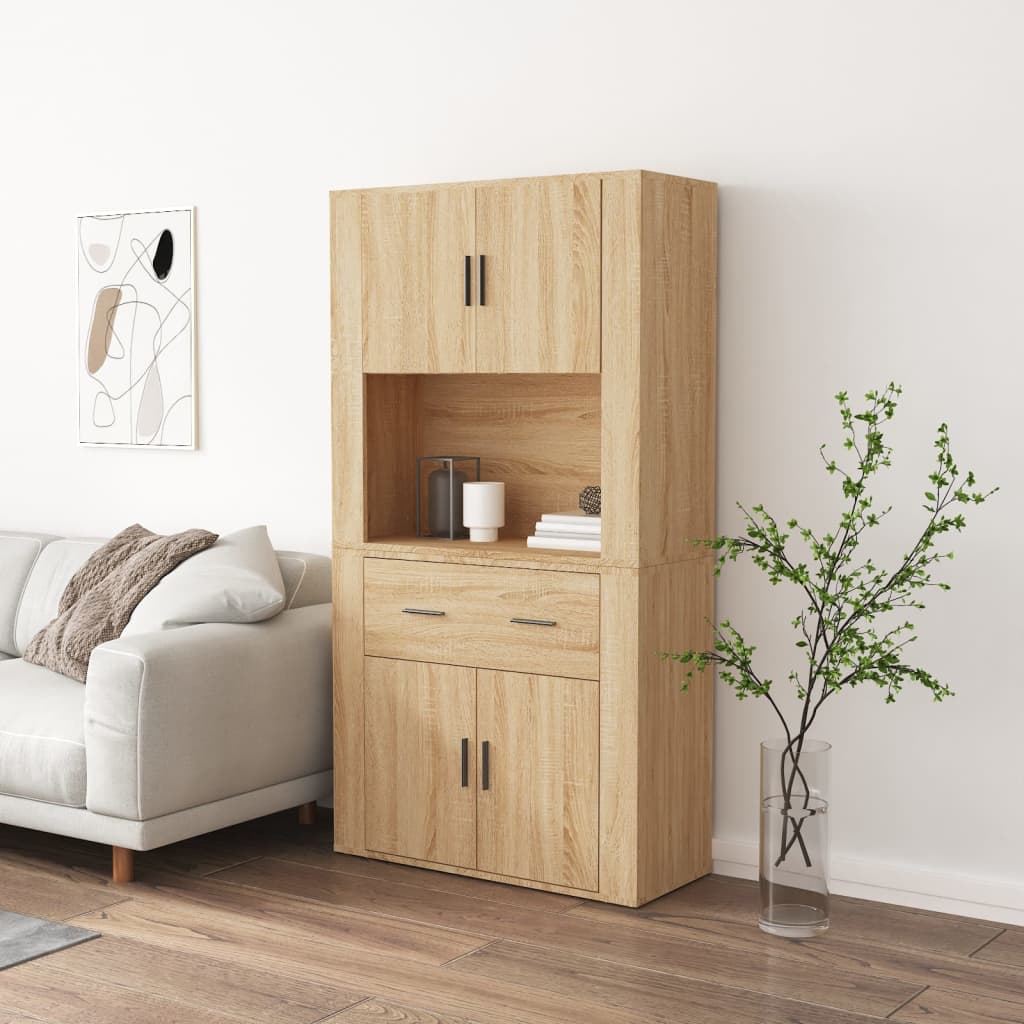 Chest of drawers, Sonoma oak color, engineered wood