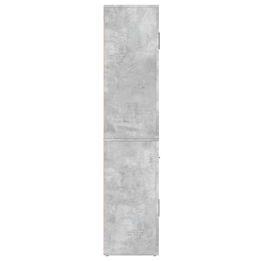 Chest of drawers, concrete grey, engineered wood