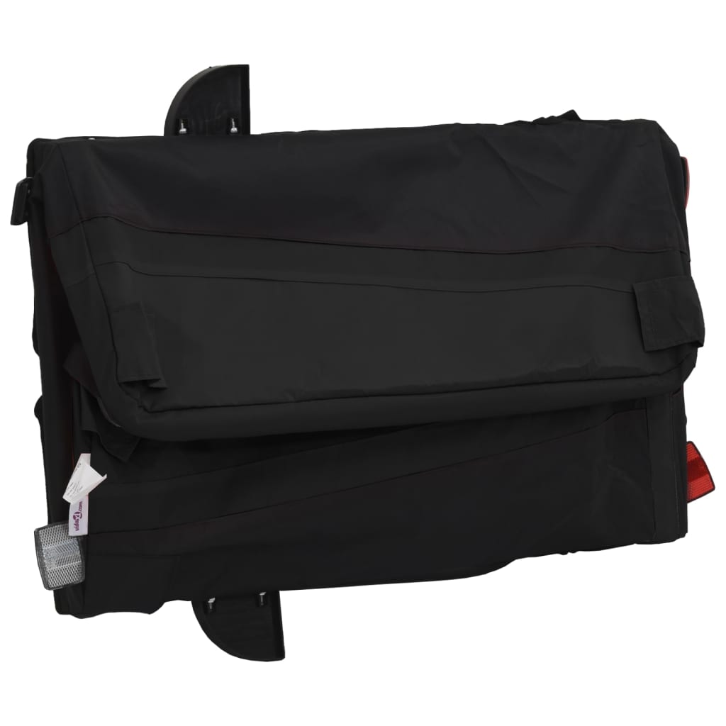 Velosipēdu piekabe, melnā krāsā, 45kg, dzelzs