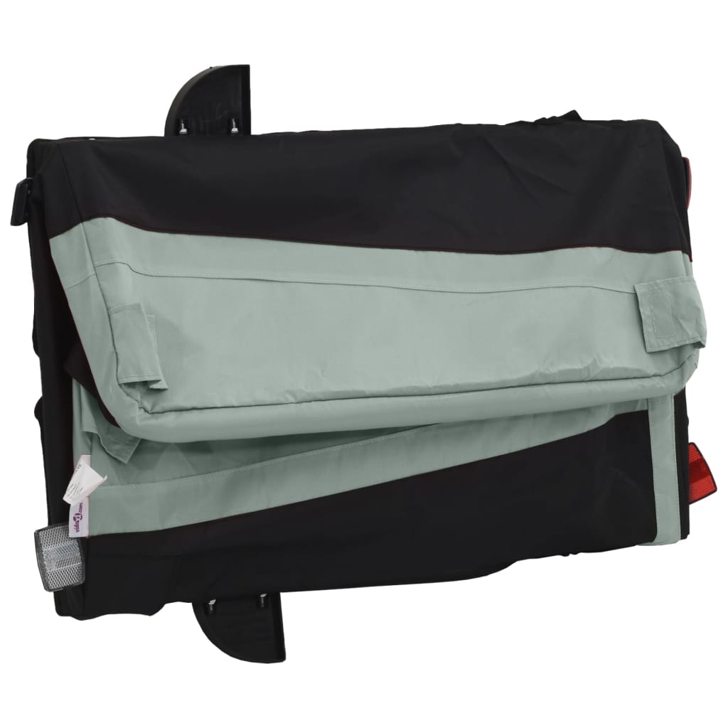 Bicycle trailer, black and grey, 30kg, iron