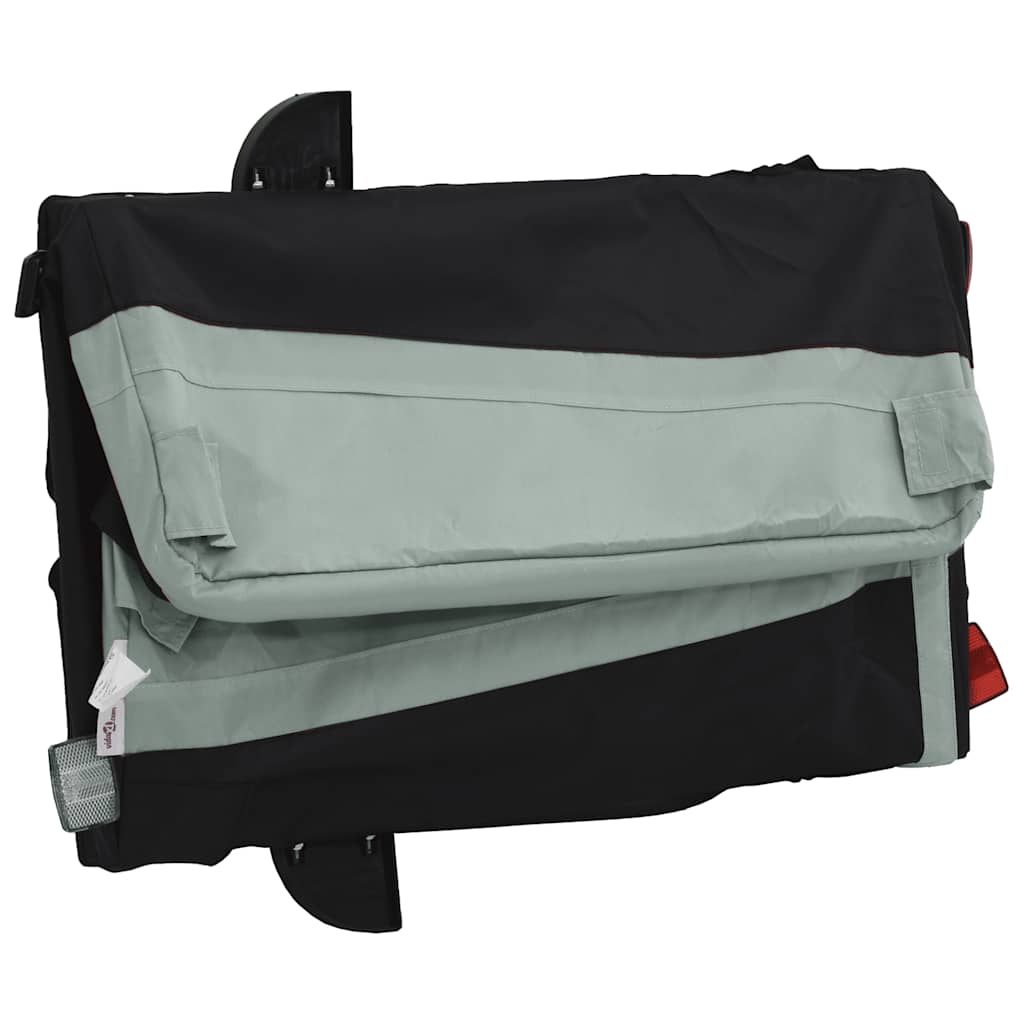 Bicycle trailer, black and grey, 45kg, iron