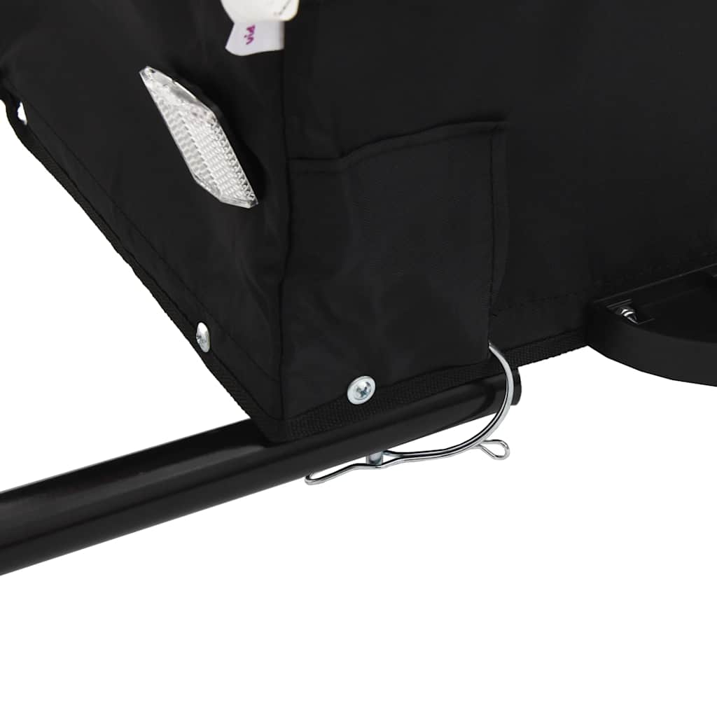 Bicycle trailer, black and grey, 45kg, iron