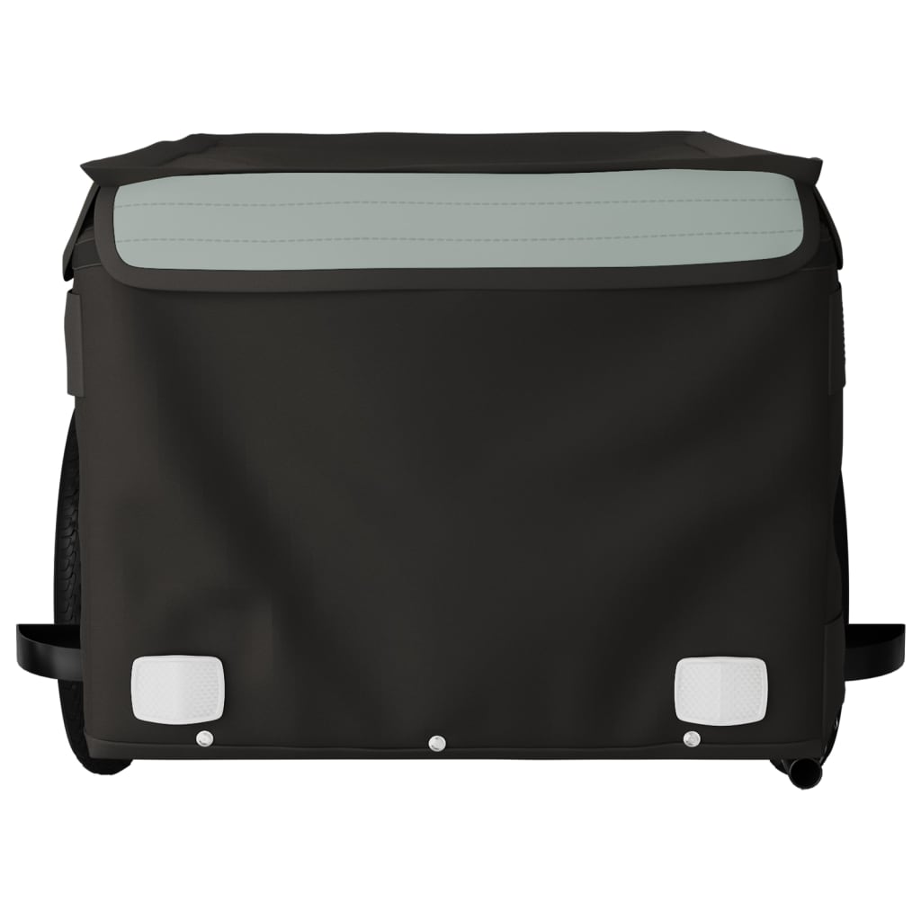 Bicycle trailer, black and grey, 30kg, iron