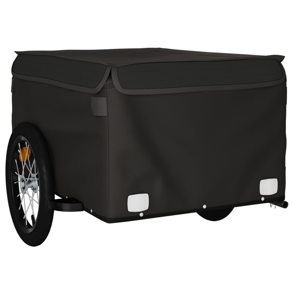 Bicycle trailer, black, 45kg, iron