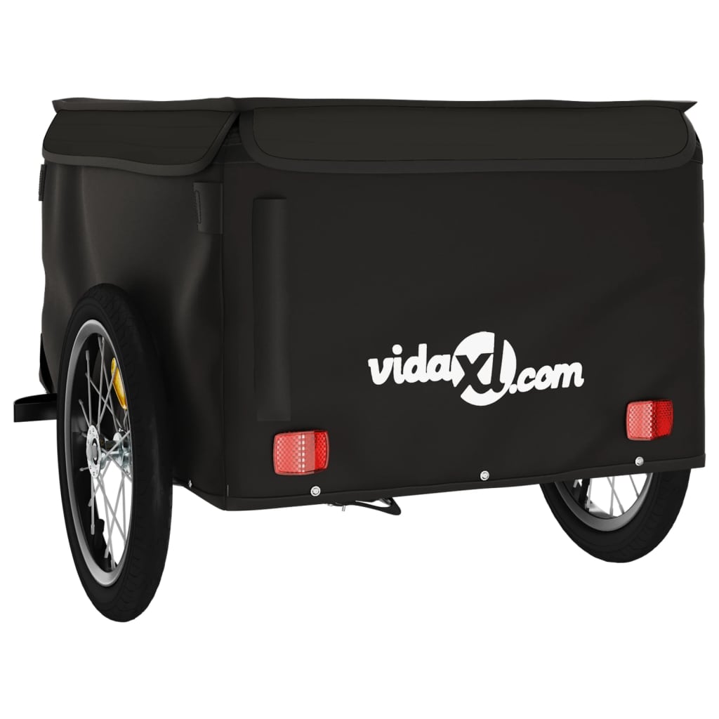 Bicycle trailer, black, 45kg, iron