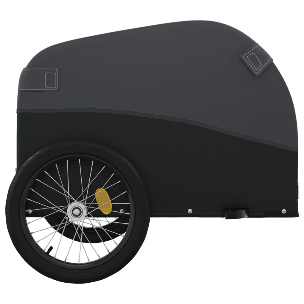 Velosipēda piekabe, melnā krāsā, 30 kg, dzelzs