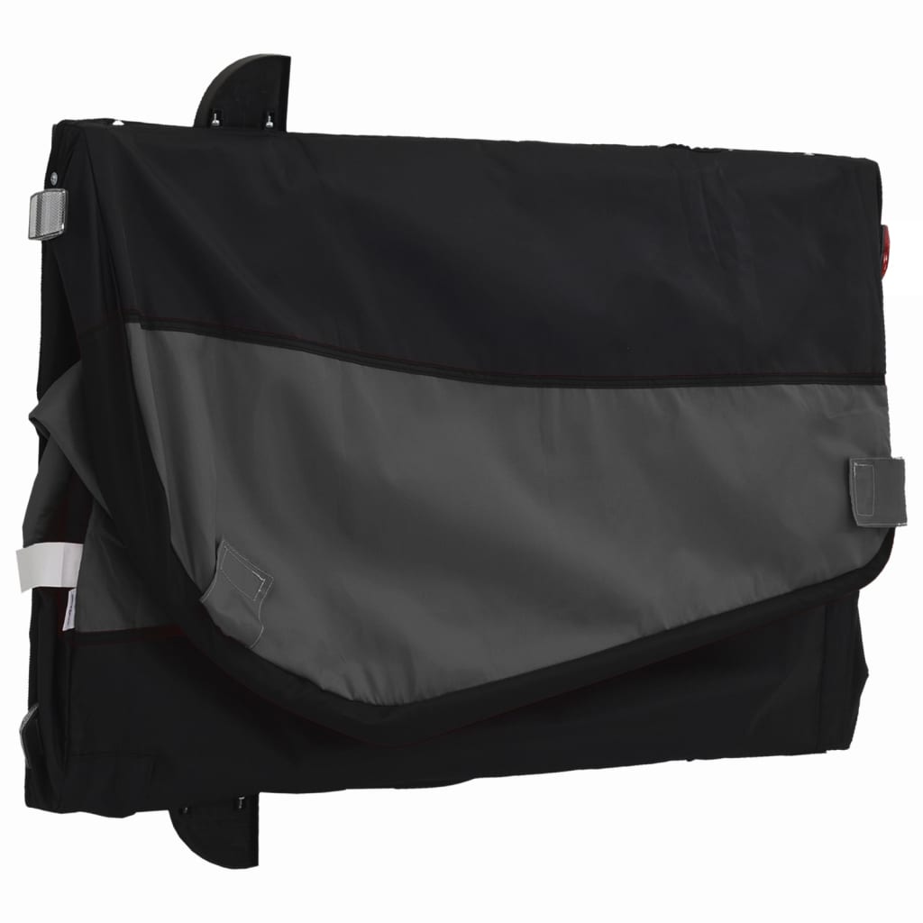 Velosipēda piekabe, melnā krāsā, 30 kg, dzelzs