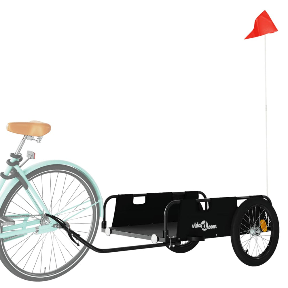 Bicycle trailer, black, Oxford fabric and iron