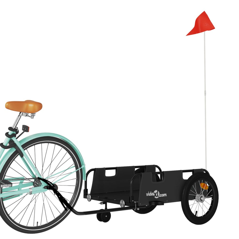 Bicycle trailer, black, Oxford fabric and iron