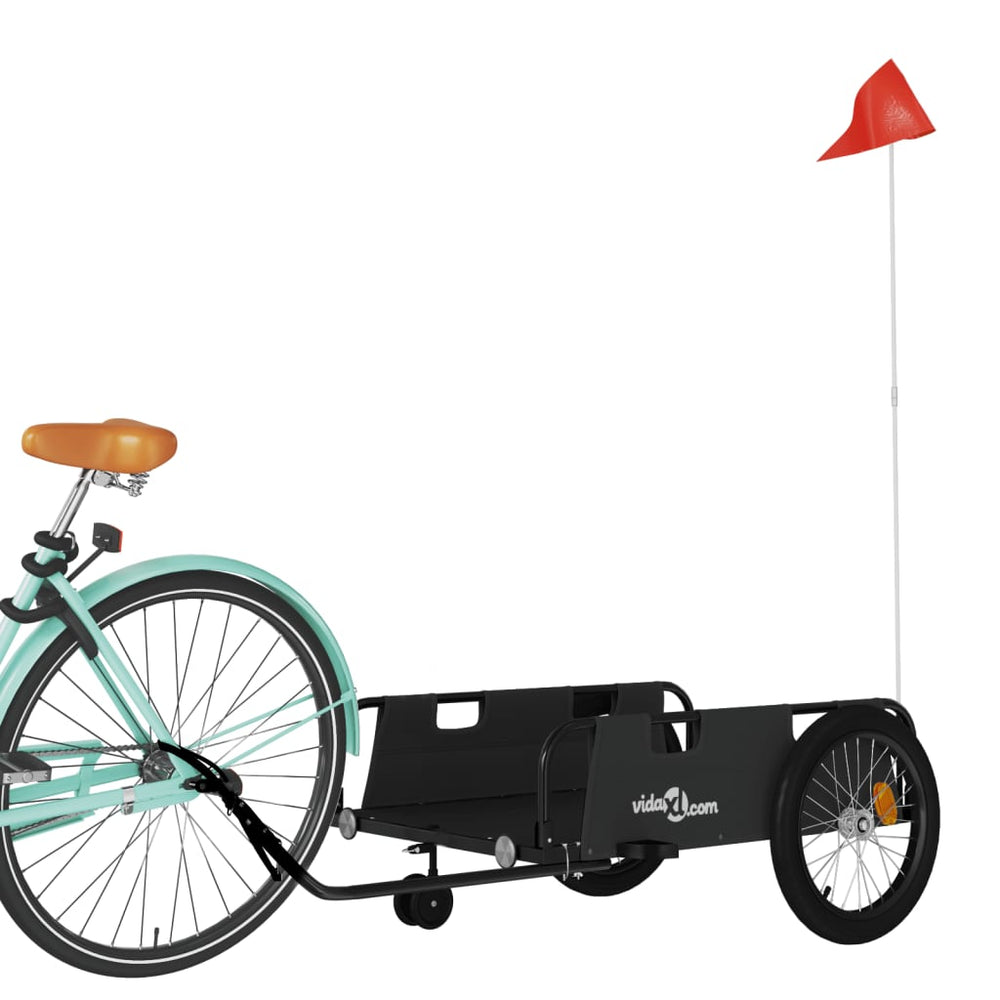 Bicycle trailer, black, Oxford fabric and iron