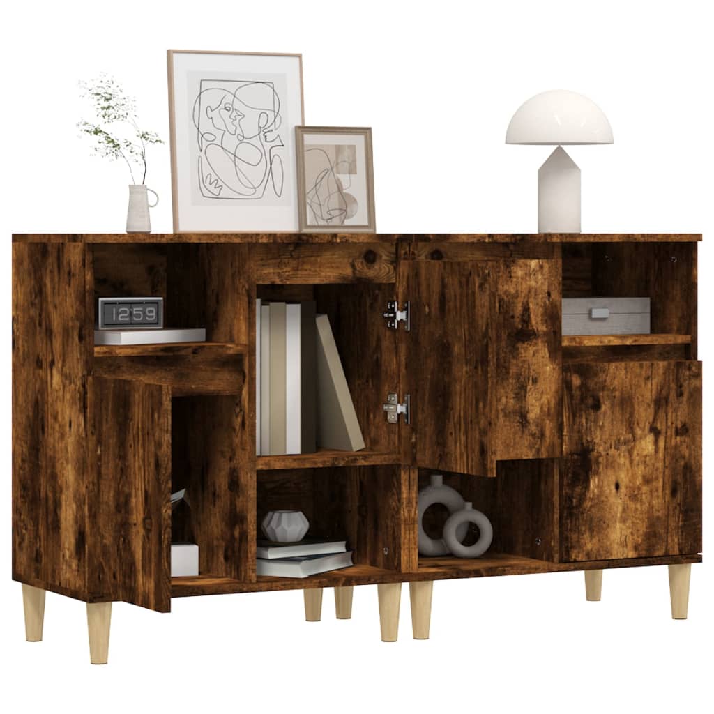 Side tables, 2 pcs., smoky oak, 60x35x70cm, wood