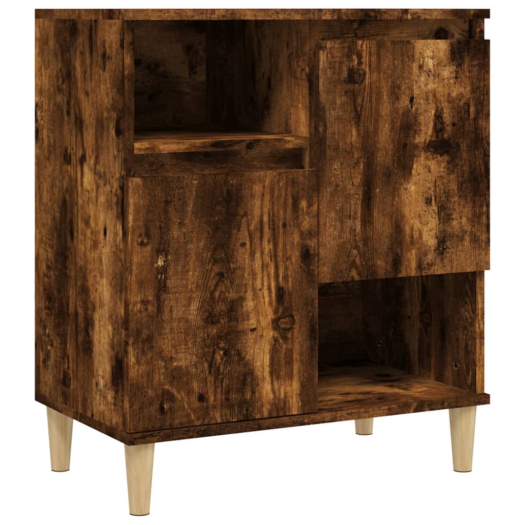 Side tables, 2 pcs., smoky oak, 60x35x70cm, wood