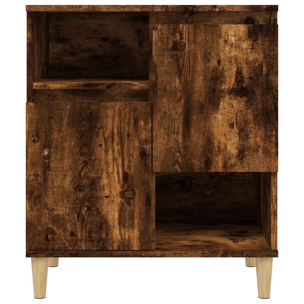 Side tables, 2 pcs., smoky oak, 60x35x70cm, wood