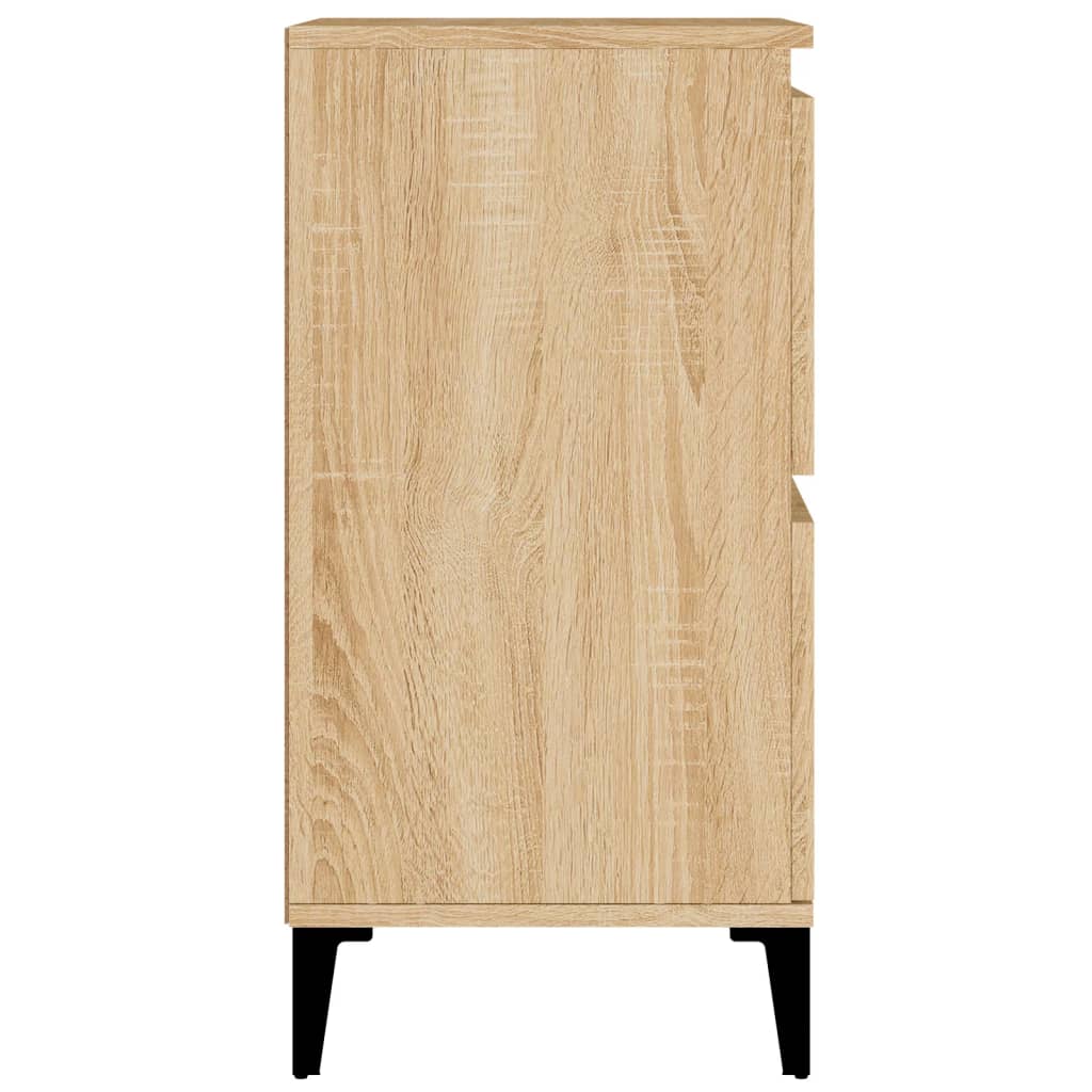 Sideboards, 2 pcs., oak, 60x35x70cm, treated wood