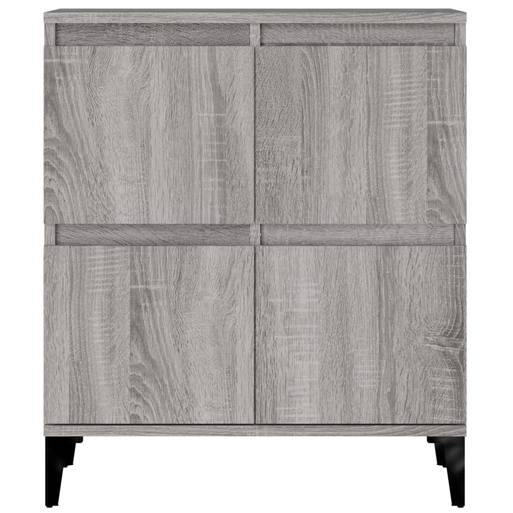 Sideboards, 2 pcs., grey oak, 60x35x70cm, wood