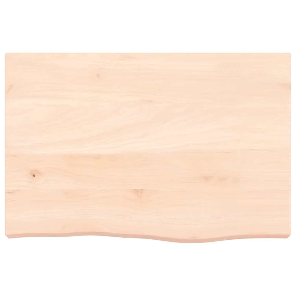Stalviršis, 60x40x(2–6)cm, neapdorotas ąžuolo medienos masyvas
