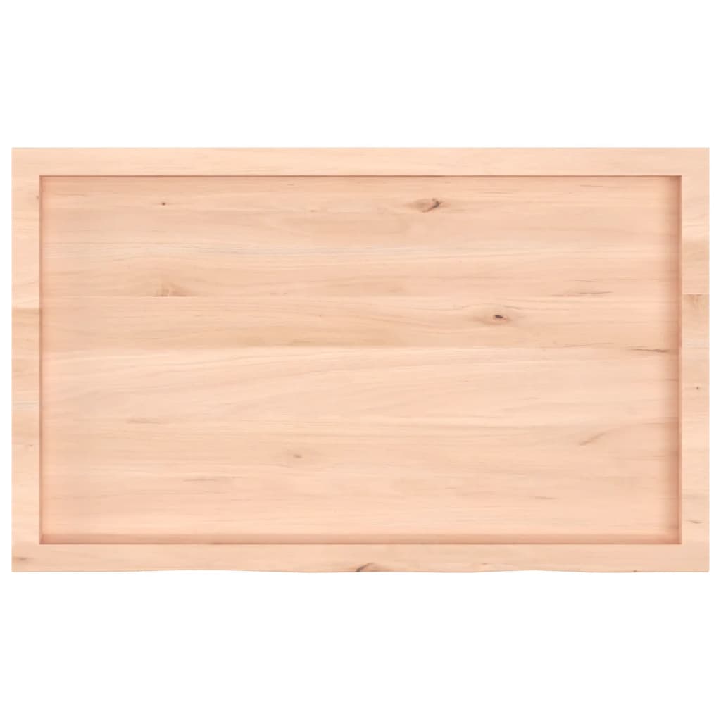 Stalviršis, 100x60x(2-6)cm, neapdorotas ąžuolo medienos masyvas