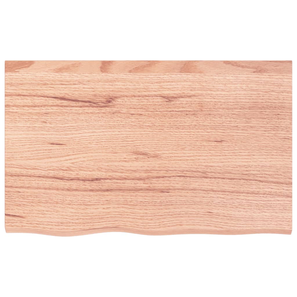 Countertop, light brown, 80x50x2cm, solid oak