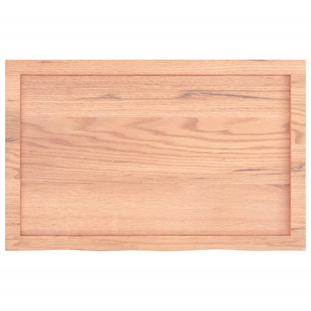 Stalviršis, šviesiai rudas, 80x50x(2-4) cm, medienos masyvas