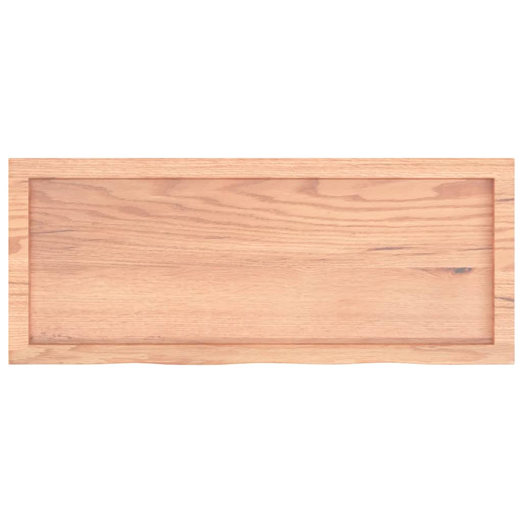 Stalviršis, šviesiai rudas, 100x40x(2-6) cm, medienos masyvas