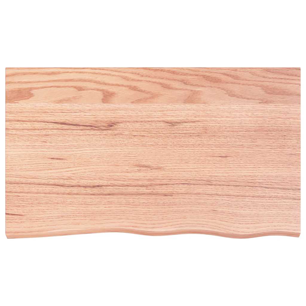 Countertop, light brown, 100x60x2cm, solid oak