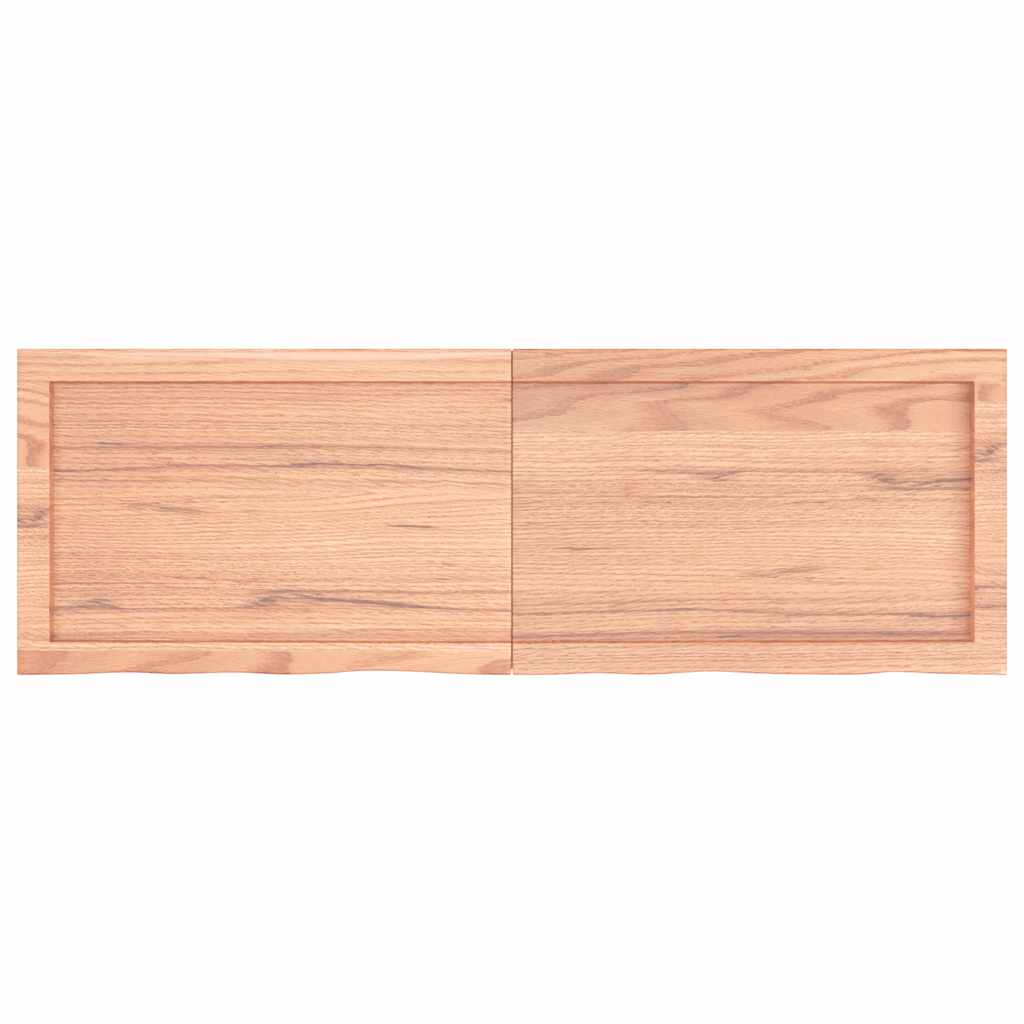 Stalviršis, šviesiai rudas, 120x40x(2-4) cm, medienos masyvas