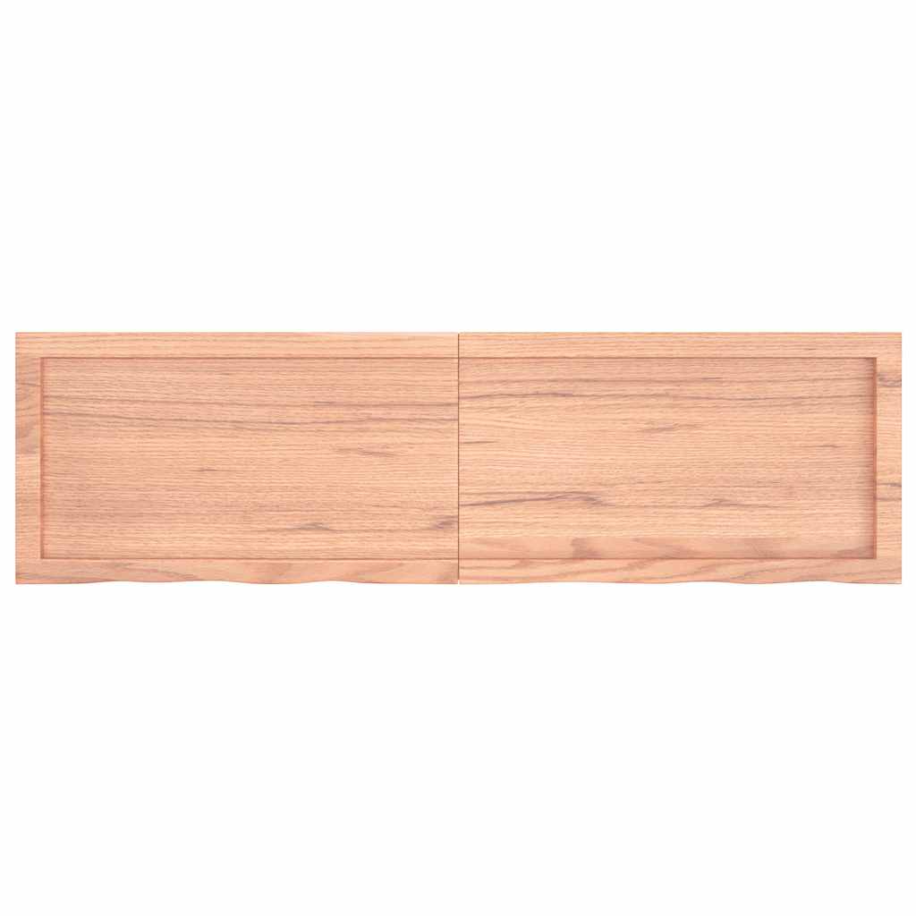 Virsma, gaiši brūna, 140x40x(2-4) cm, masīvkoks