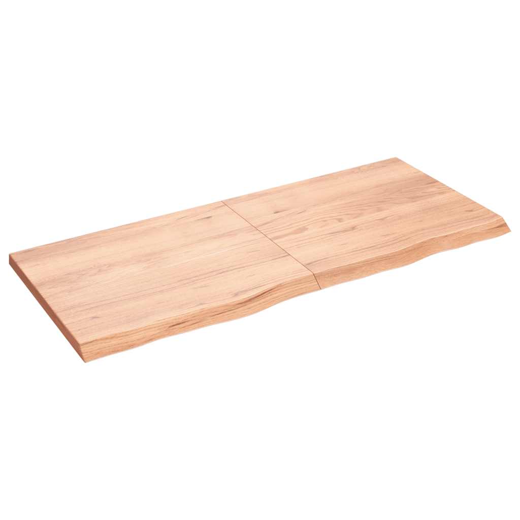 Stalviršis, šviesiai rudas, 140x60x(2-4) cm, medienos masyvas