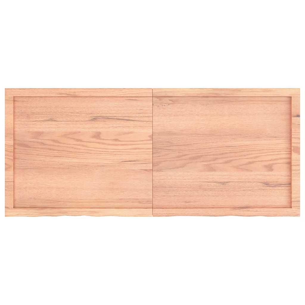 Stalviršis, šviesiai rudas, 140x60x(2-4) cm, medienos masyvas