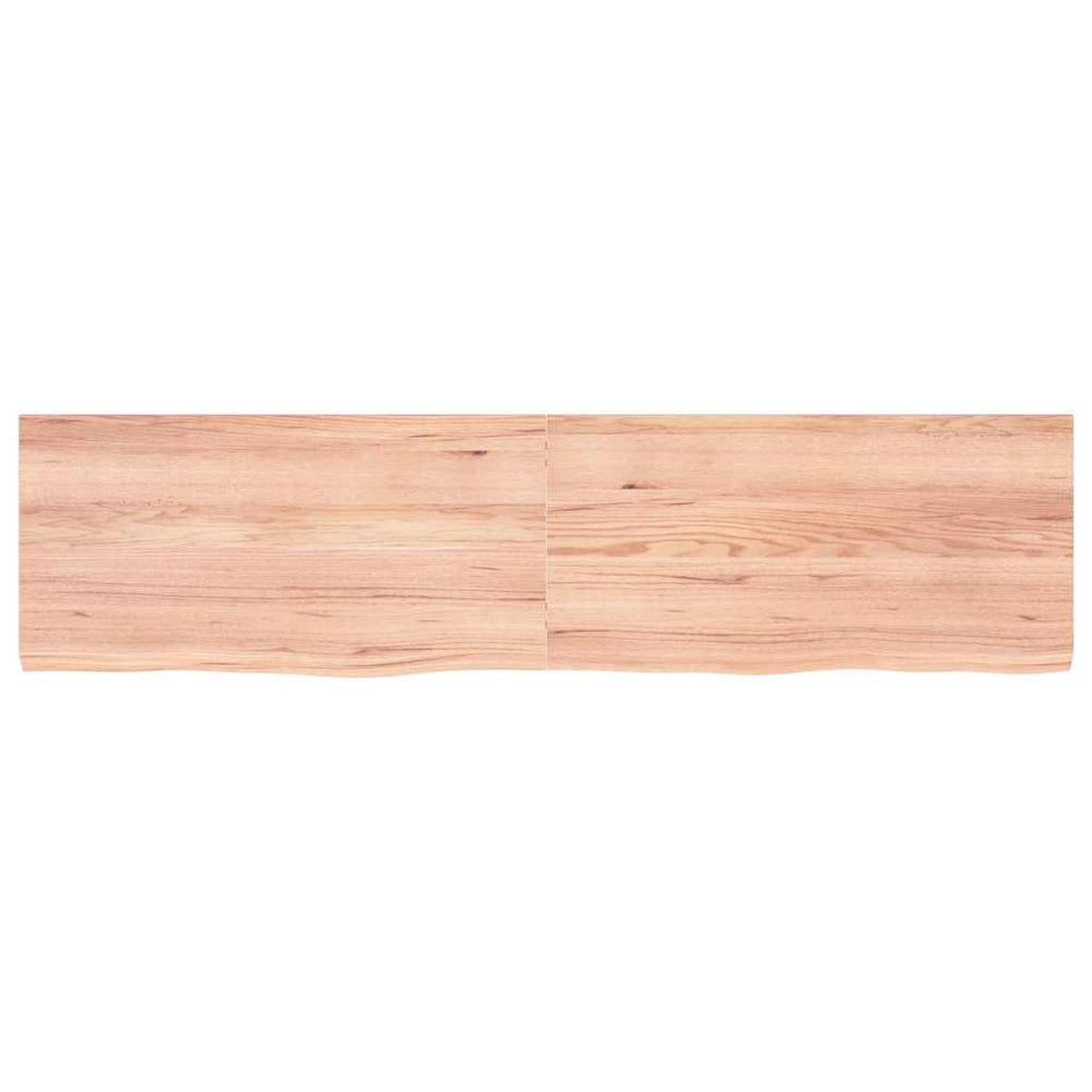 Stalviršis, šviesiai rudas, 160x40x(2-4) cm, medienos masyvas